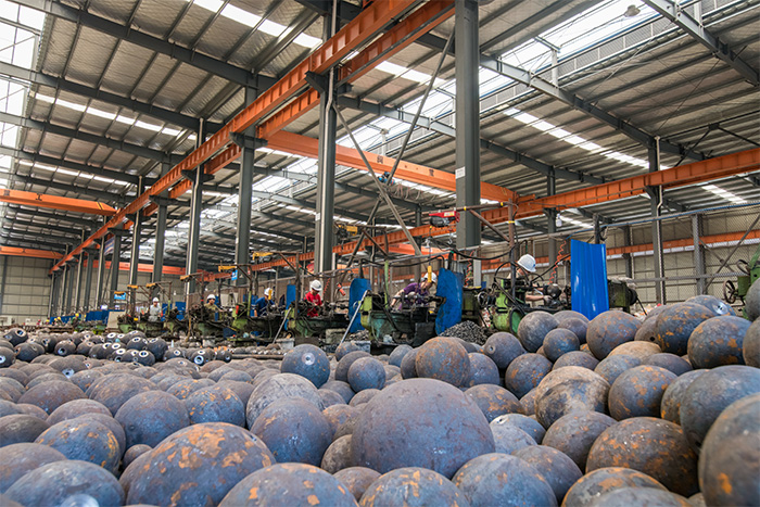 江山网架配件车间